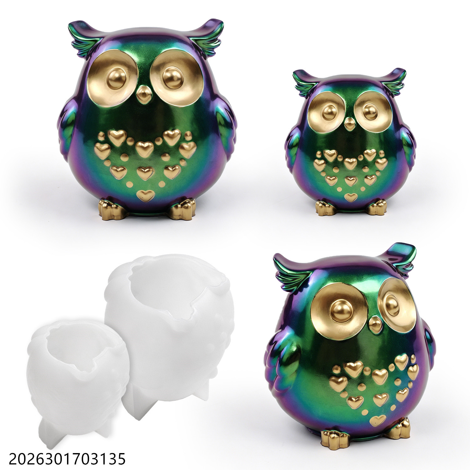 Owl Silicone Mold 3D Bird Shap - Candle Holder Set ulasan dan harga