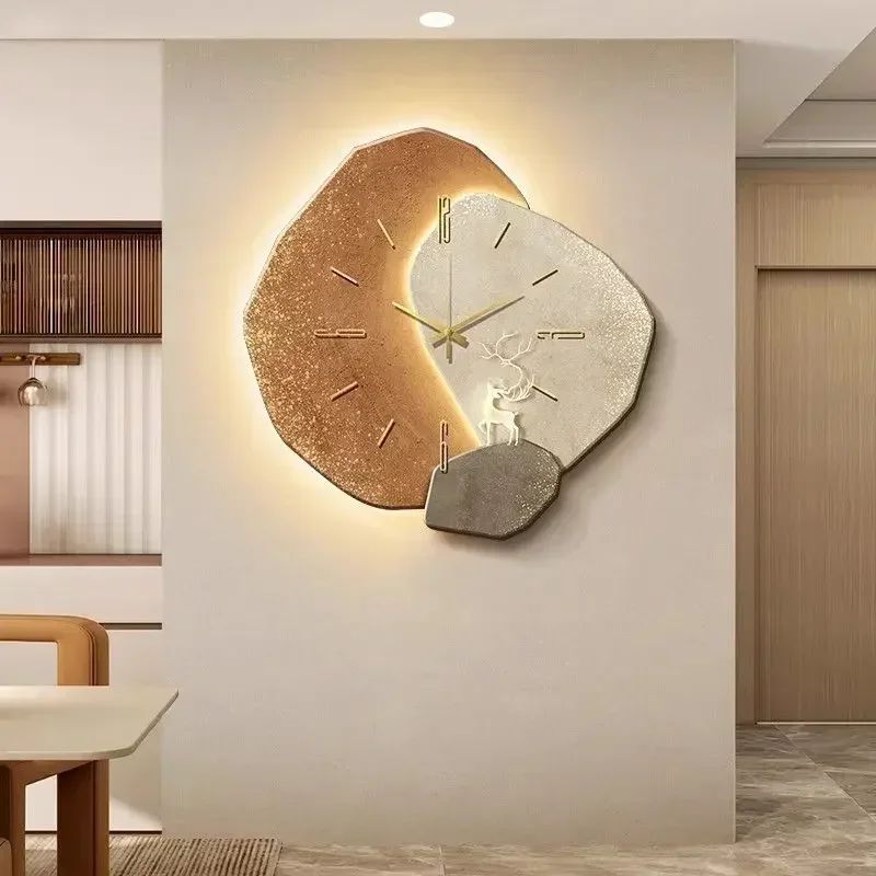 2025 Modern Clock With Light D - Lighting Decoration On Wall ulasan dan harga