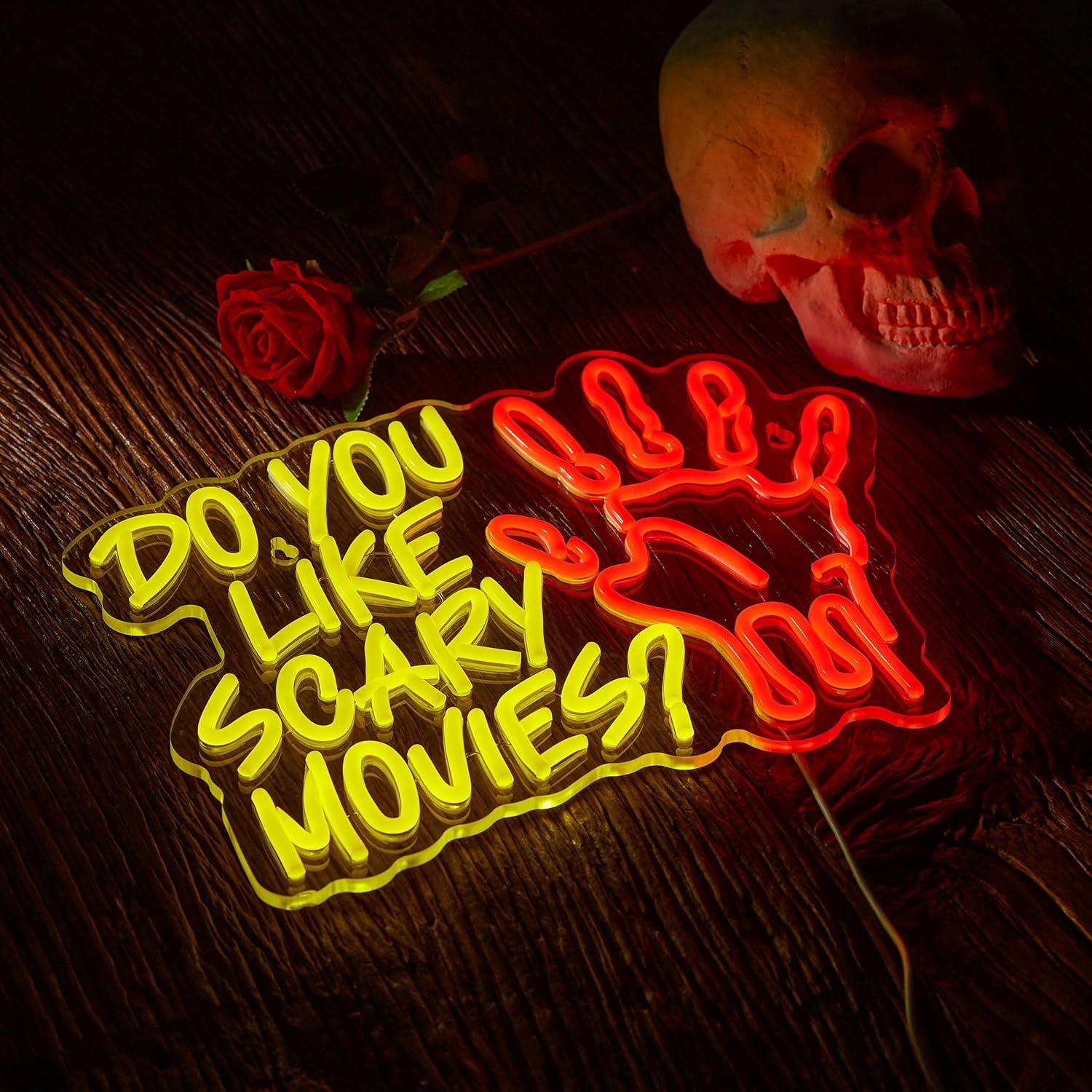 Do You Like Scary Movies Neon  - Lighting Decor In Room ulasan dan harga