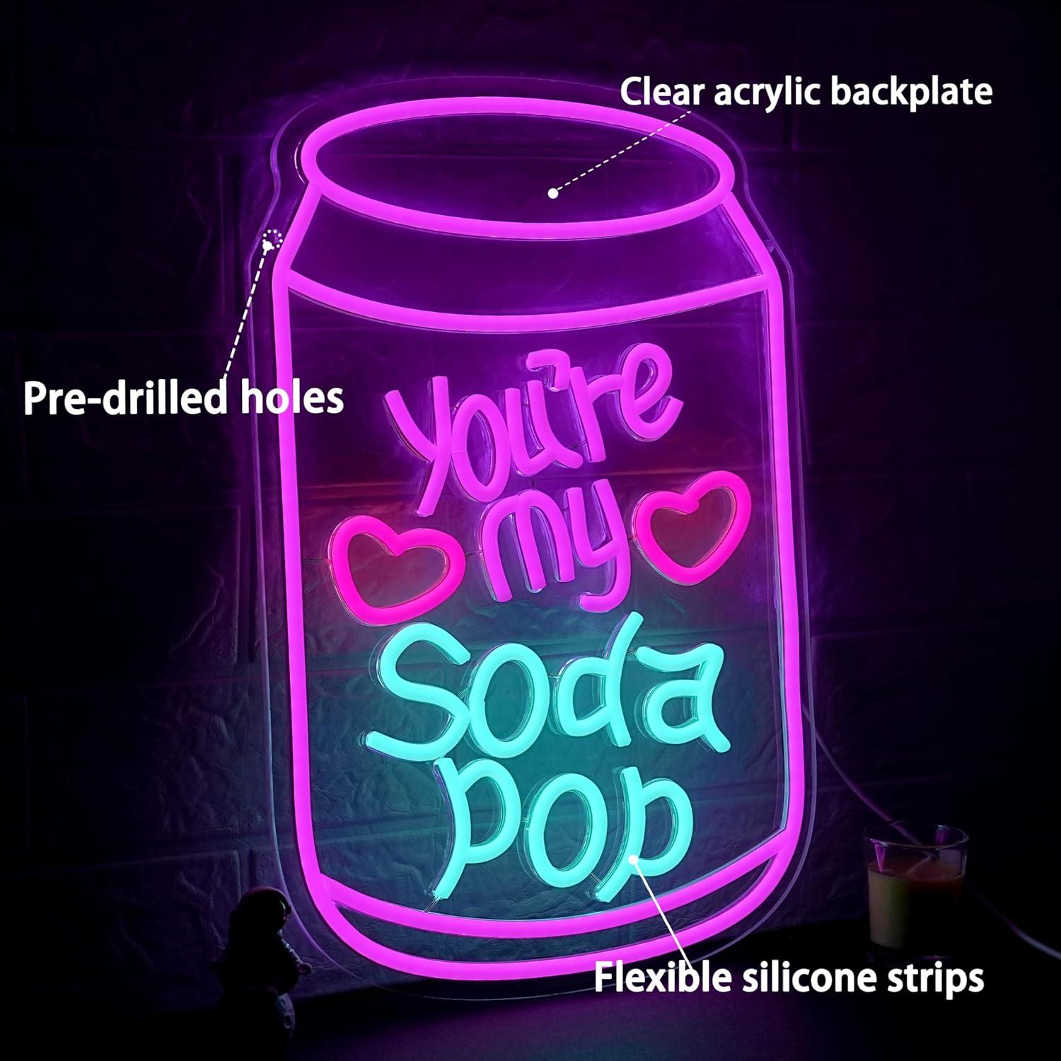 Romantic Neon Sign Dimmable LE - Room Lighting Bedroom Decor ulasan dan harga