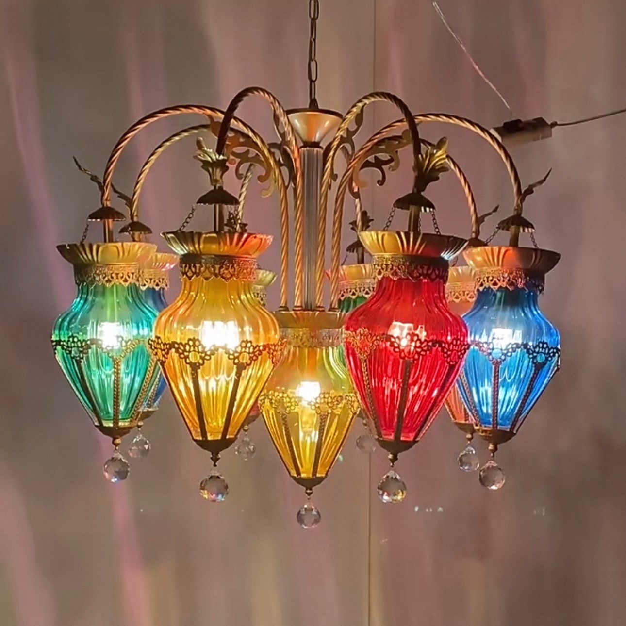 new chandelier American Restau - Ok Lighting Decor ulasan dan harga