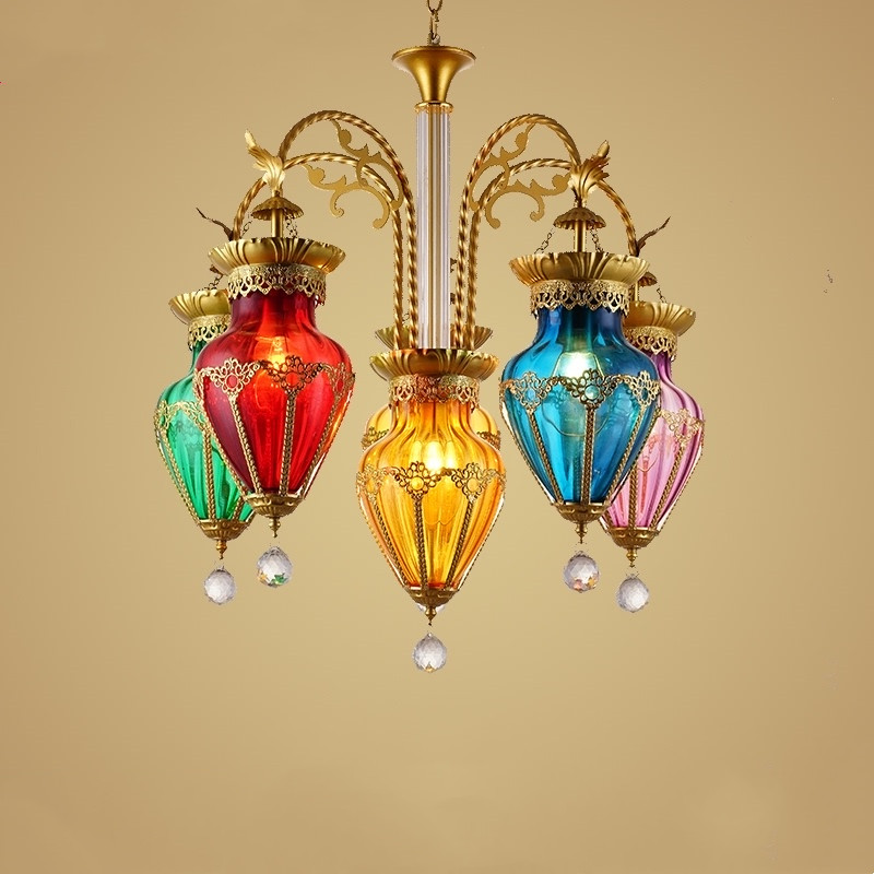 new chandelier American Restau - Ok Lighting Decor ulasan dan harga
