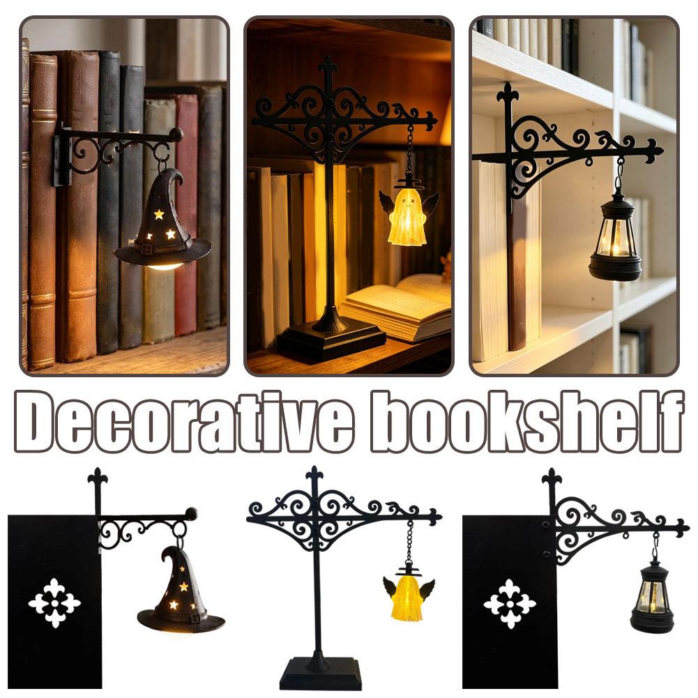 Retro Gothic Bookshelf Lamp Li - Lighting Decor In Room ulasan dan harga